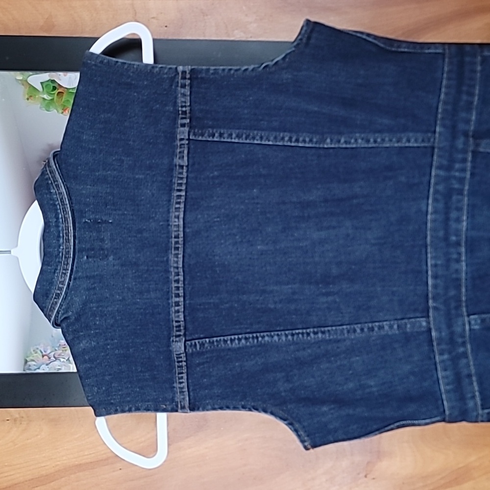 J Crew Denim Sleeveless Dress1 - Picture 7 of 10